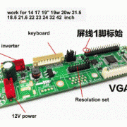 برد درایور LCD مدل MT561-MD دارای LVDS 10-42 inch