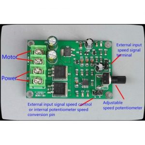 ماژول کنترل دور موتور DCبا خروجی PWM دارای ولتاژ 5V الی 18V